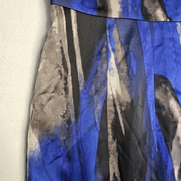 TAHARI SAHARA Elegant Blue and Black Women's Dress NWT  size 8 - Picture 3 of 15